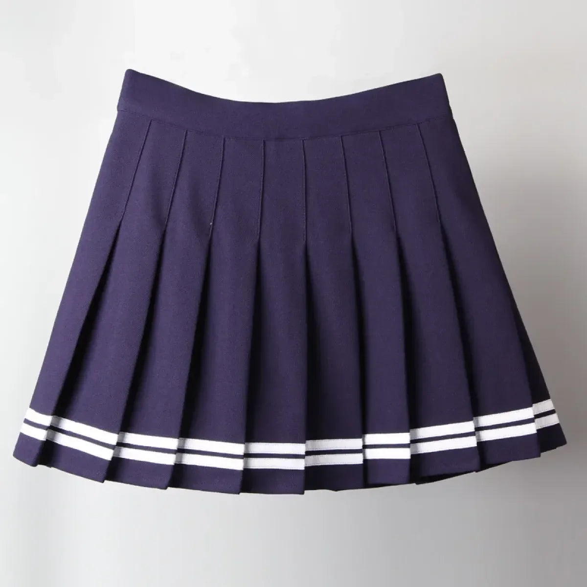 Harajuku Gothic Pleated Mini Skirt – Punk High Waist Patchwork Style
