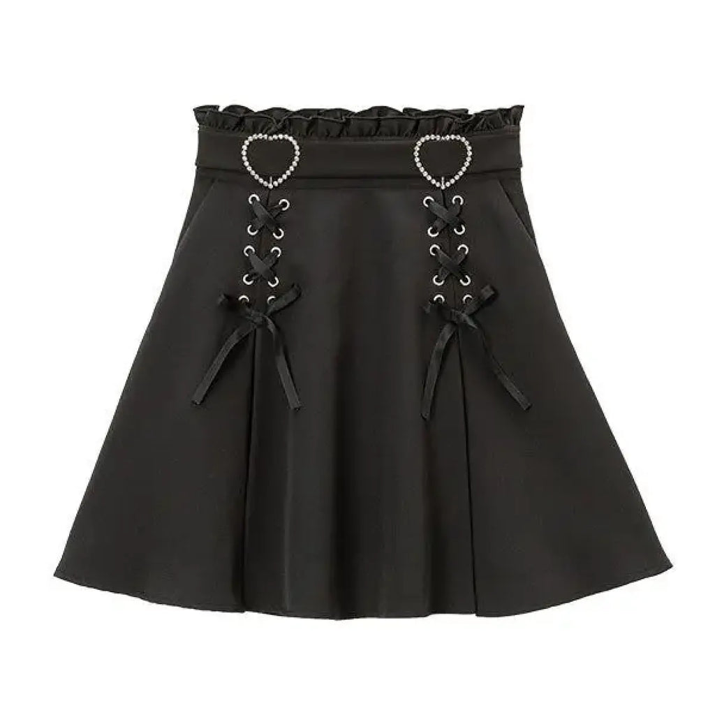Harajuku Slim Fit Mini Skirt