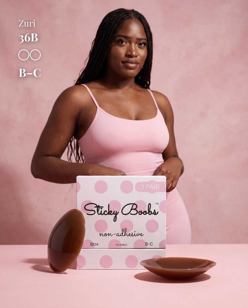 Sticky Boobs Non-Adhesive Silicone Nipple Covers – Reusable, No Glue