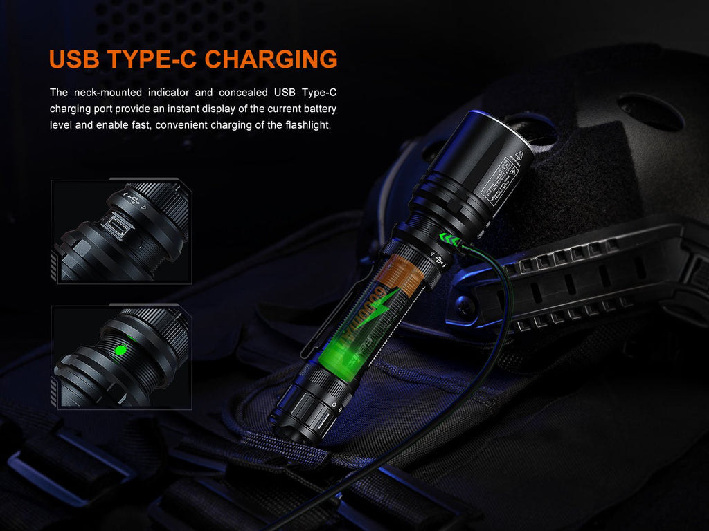 Fenix TK30R Tactical White Laser Rechargeable Flashlight