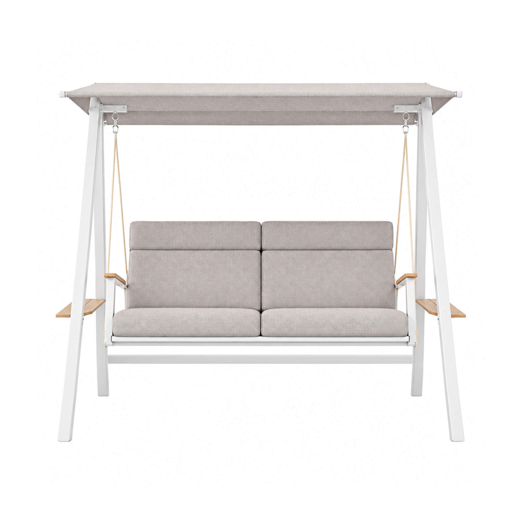 Outdoor 3-Seater Swing Chair With Adjustable Canopy (SAK61972)