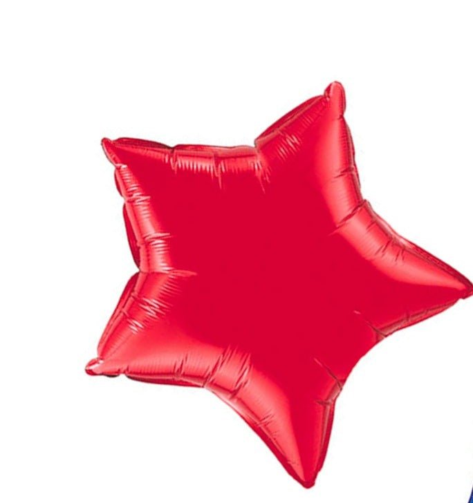 Patriotic Star Balloon – 19" Red, White & Blue