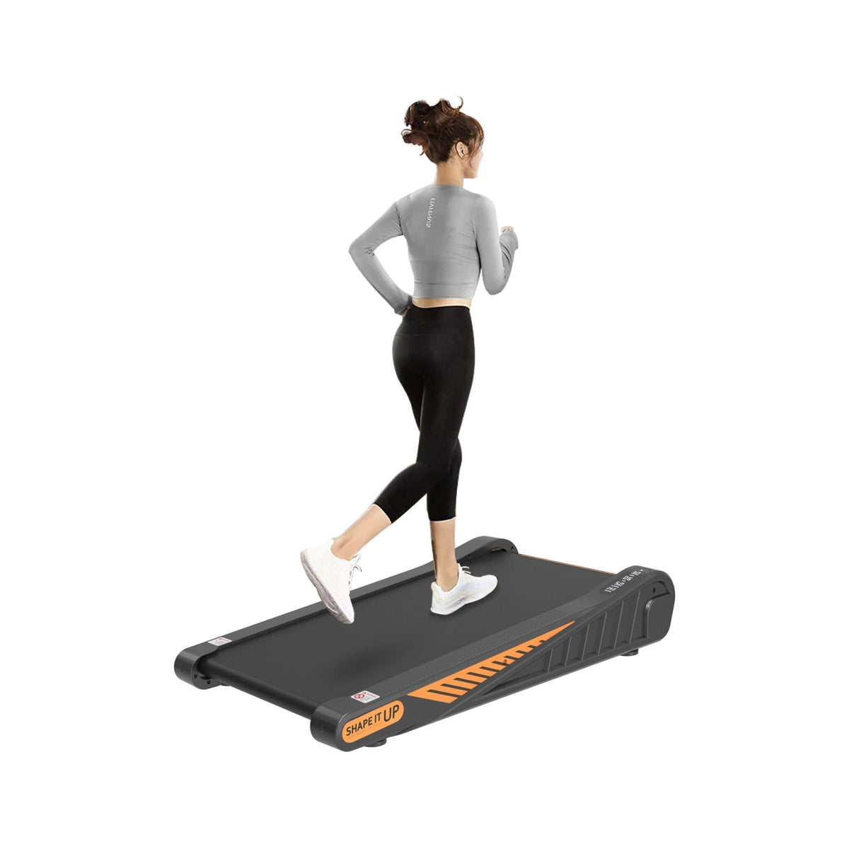 Portable Compact 2HP Under Desk Treadmill With Safety Key And Wheels for Home And Office Workouts (SAK72810)