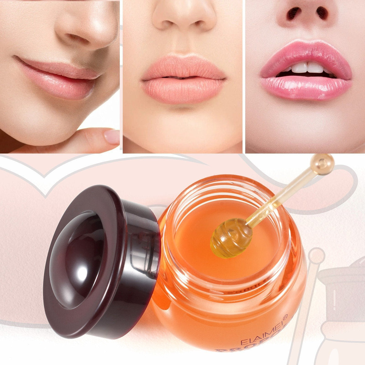 Peach and Honey Exfoliating Lip Mask
