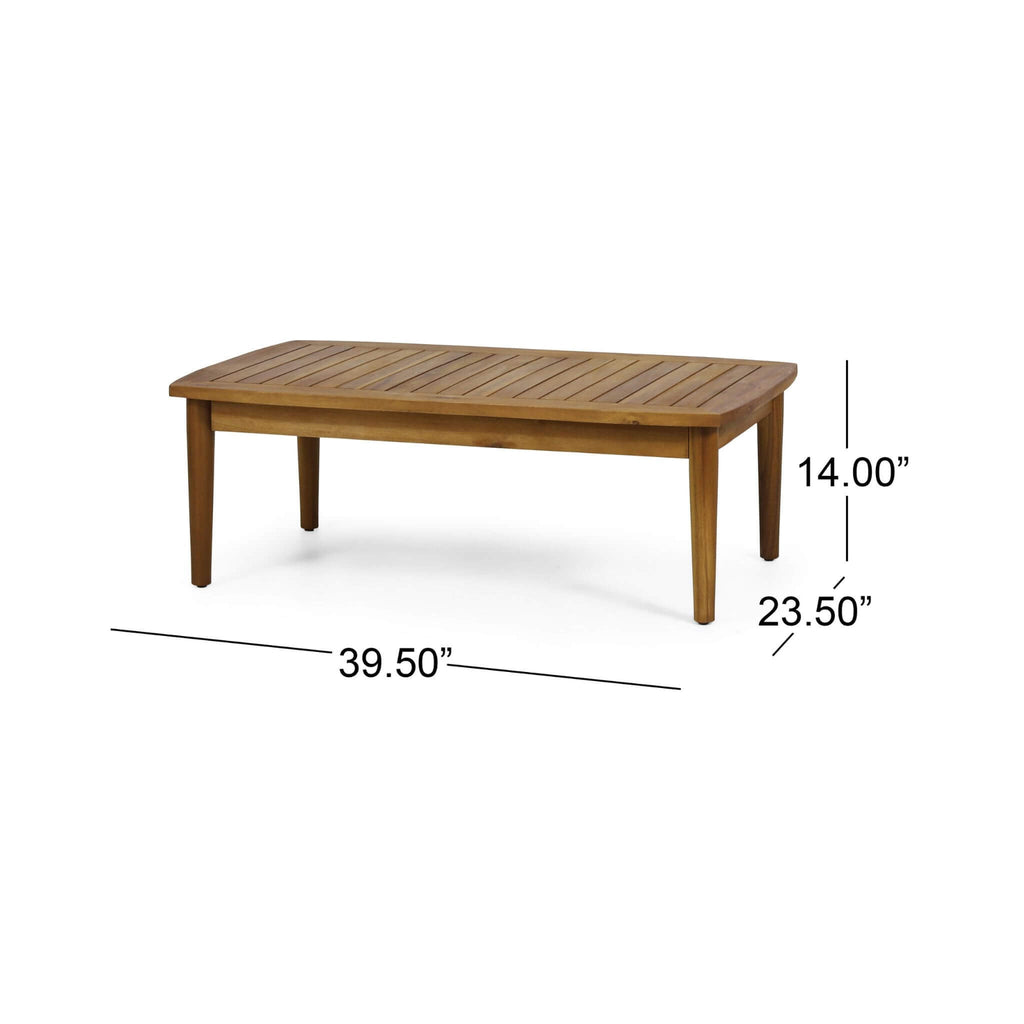 Premium 4-Piece Wooden Outdoor Patio Conversation Seating Set With Cushions (SAK31469)