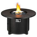 Premium 42-Inch Outdoor 50K BTU Propane Patio Gas Fire Pit Coffee Table W/ Cover (SAK95331)