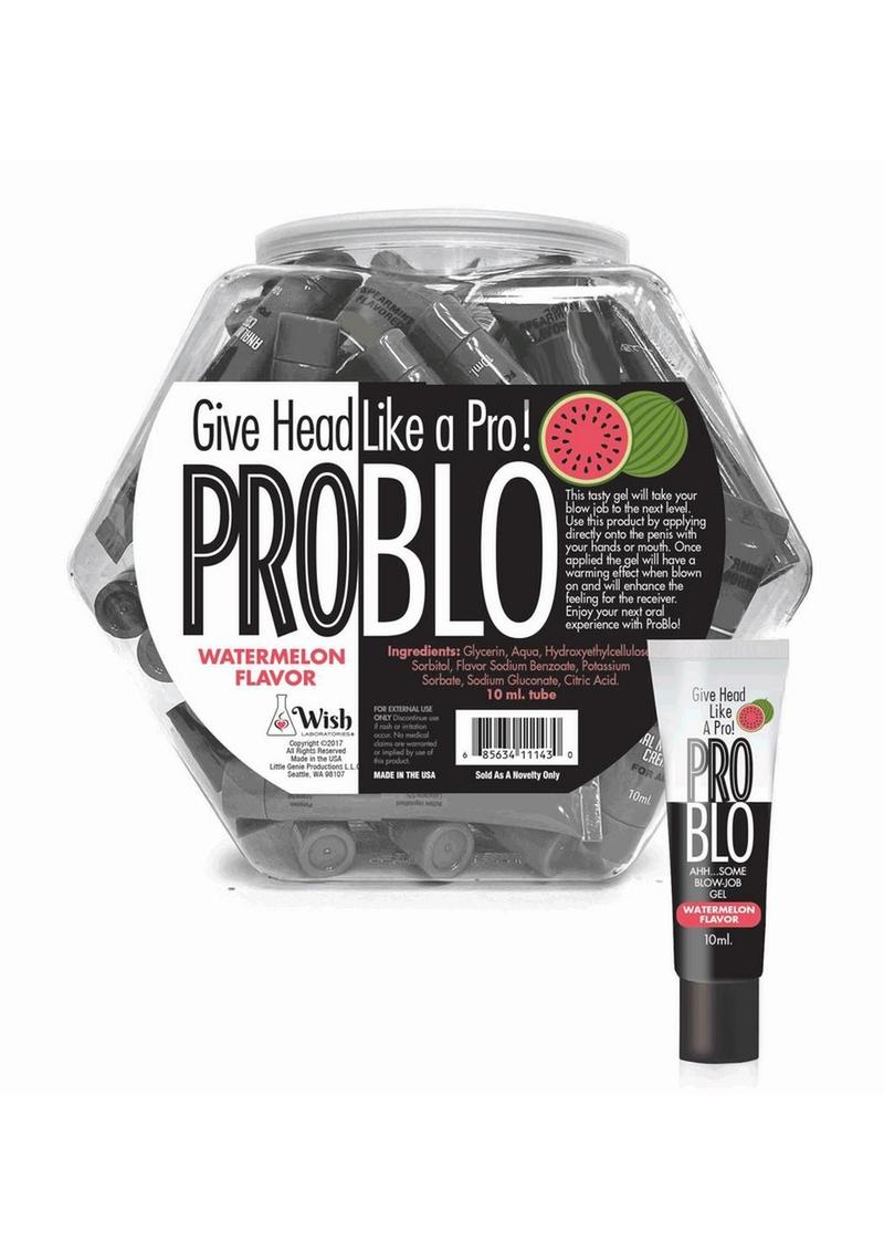 ProBLO Watermelon Flavored Oral Pleasure Gel 10ml 65 Pack