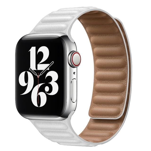 Leather Link Apple Watch Bands