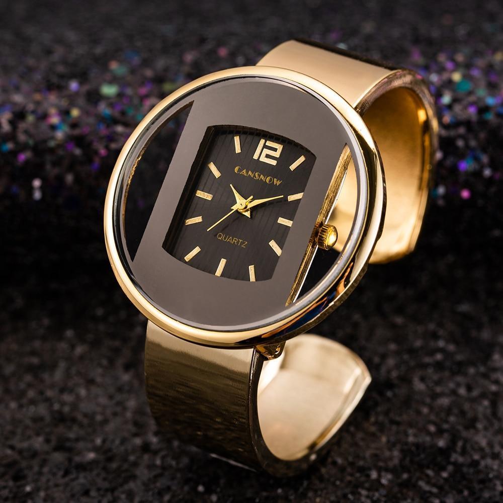 Fashion Gold Classic Women's Watches Luxury Stainless Steel Design Wrist Watch For Women