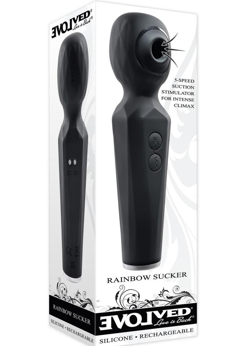 Evolved Rainbow Sucker 5-Speed Suction Stimulator