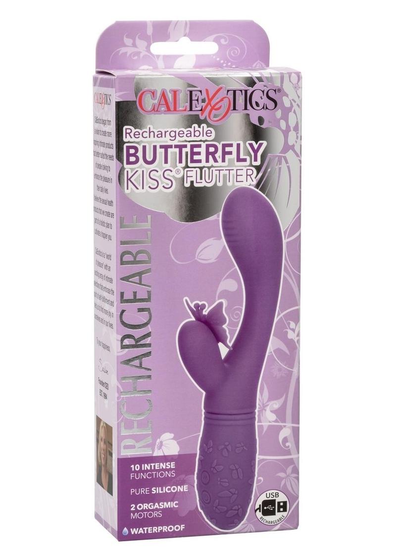 CalExotics Butterfly Kiss Flutter Dual Motor Purple