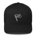 LXIX Flag Trucker Hat — Mesh-Back Snapback Cap