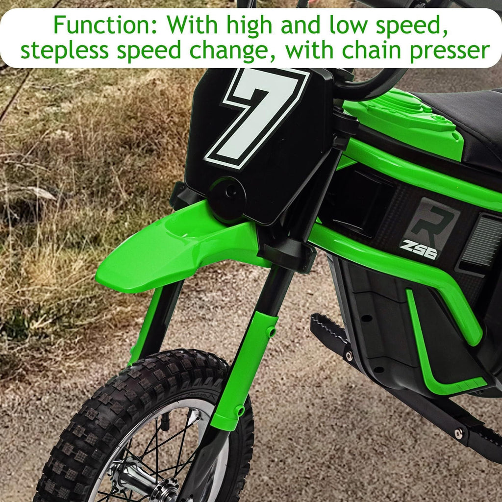 24V Electric Ride-On Kids Dirt Bike Motocross Motorcycle