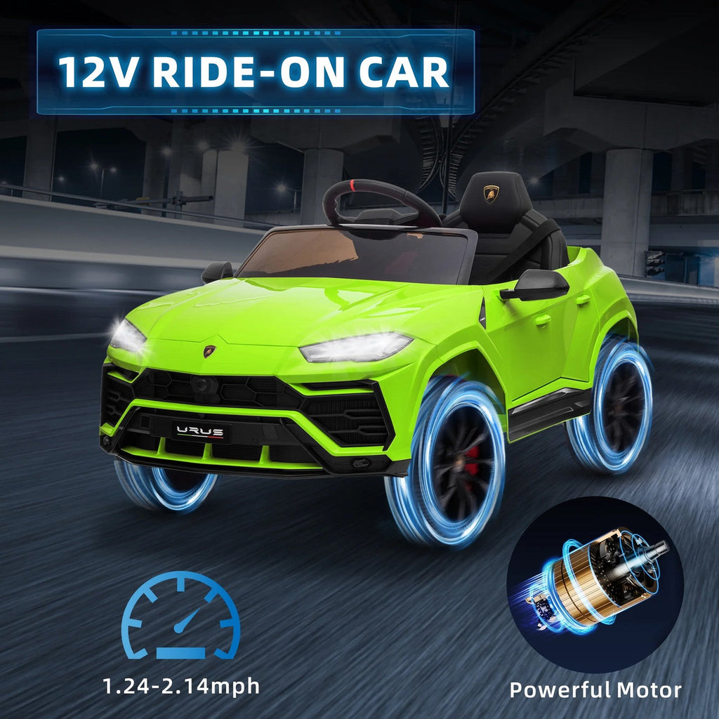 12V Kids' Electric Ride-On Vehicle with Parent Remote Control, Horn, and Radio