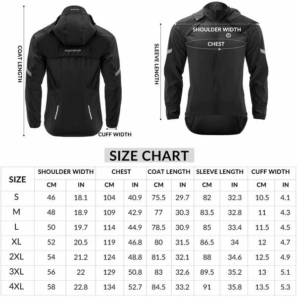 Unisex 3-in-1 Detachable Cycling Jacket