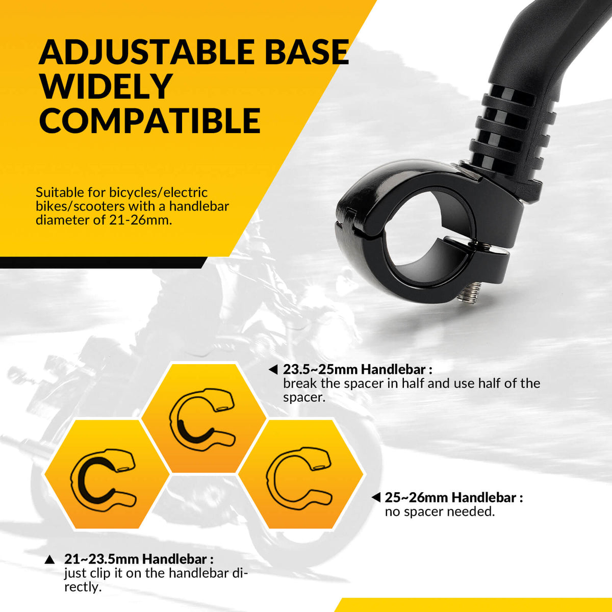 Adjustable Bike Handlebar Mirror
