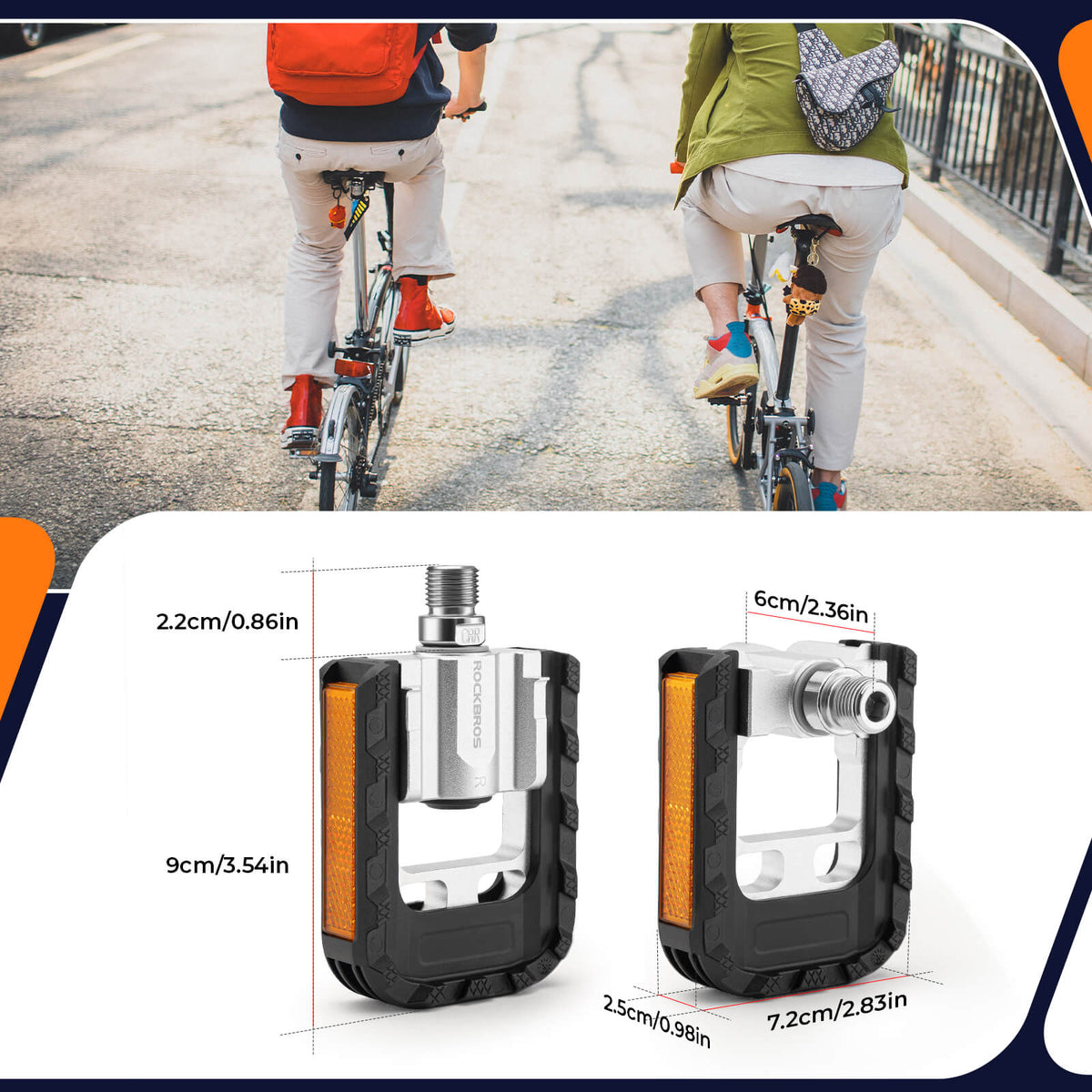 Aluminum Folding Bike Pedals