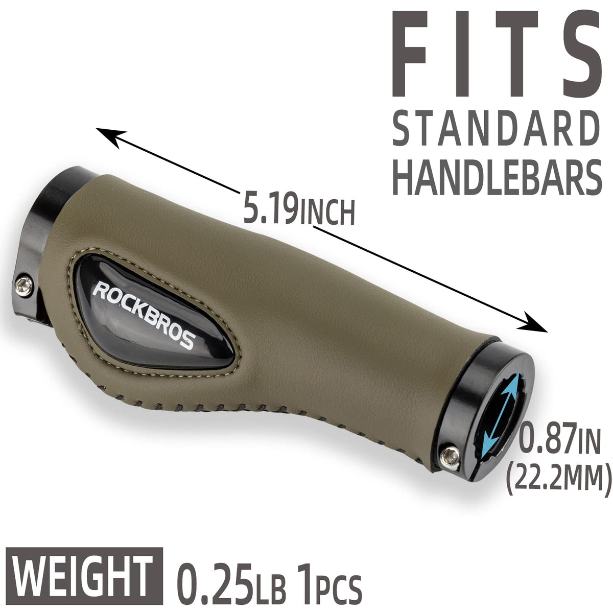 Bike Handle Grips Ergonomics Design Soft Gel Dual Lock