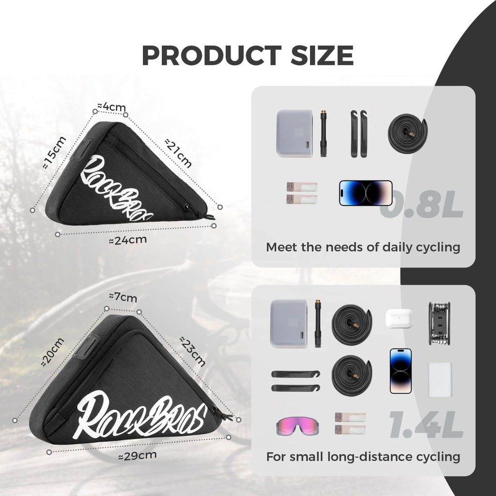 FlashRide Sketch Bike Triangle Bag - 0.8L
