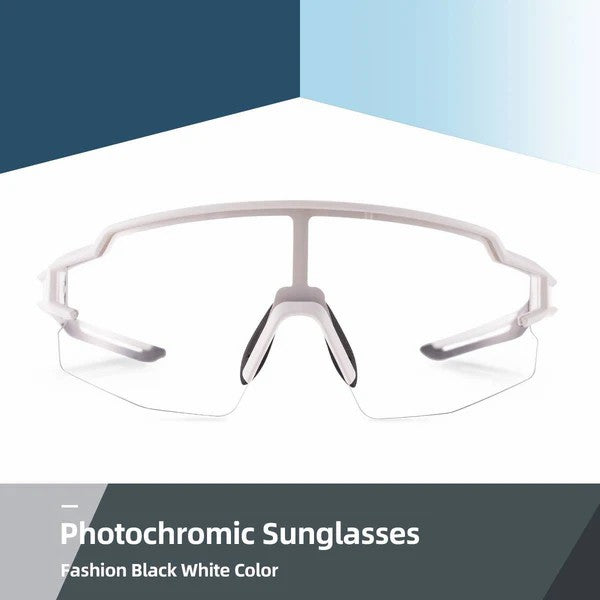 Half Frame Photochromic Cycling Sunglasses