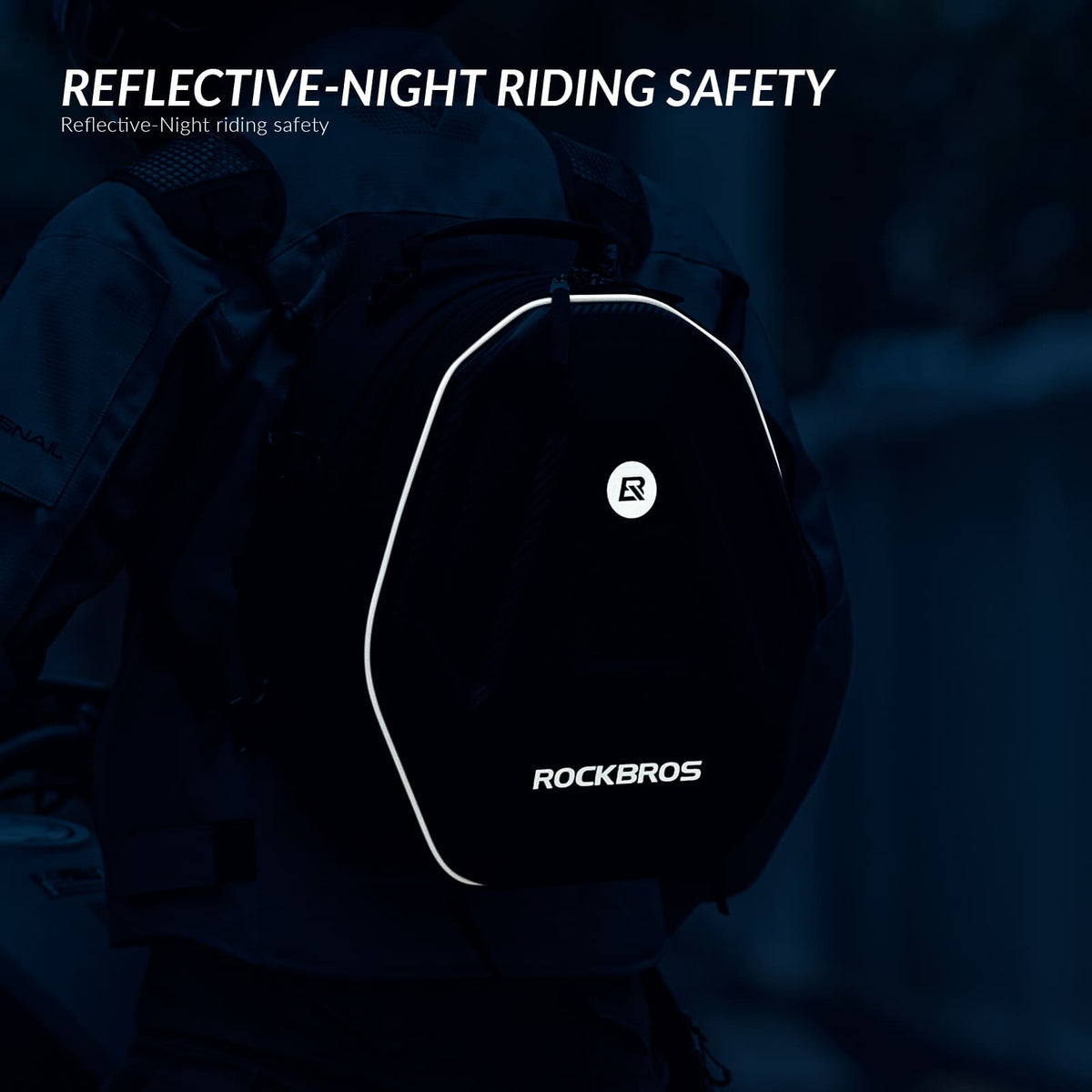 Hard Shell Motorcycle Rear Seat Bag