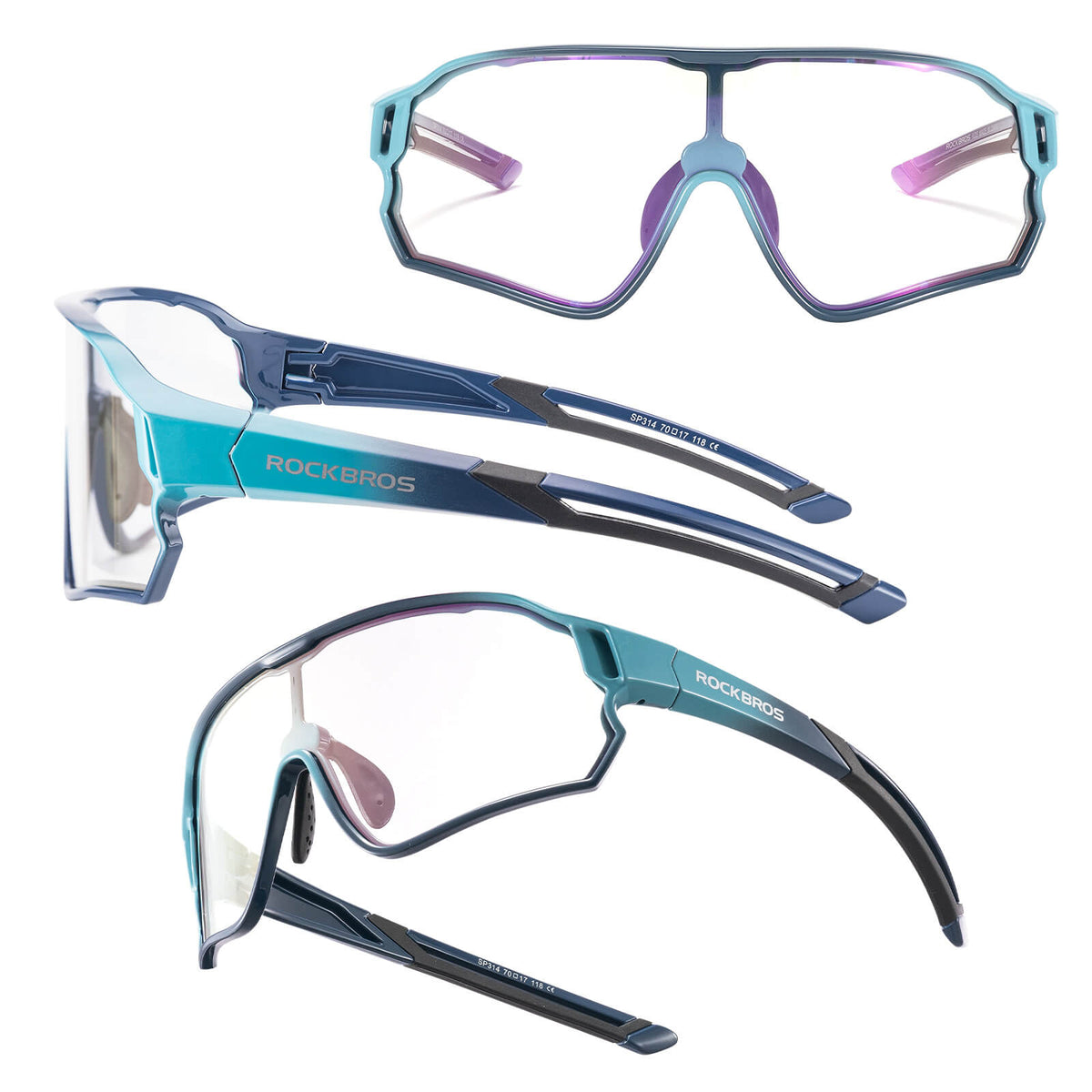 Kids Photochromic Cycling Sunglasses