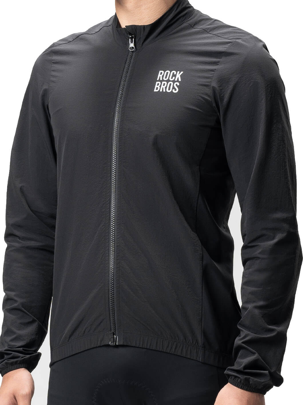 Men's Windproof Cycling Jacket Foldable Bike Windbreaker