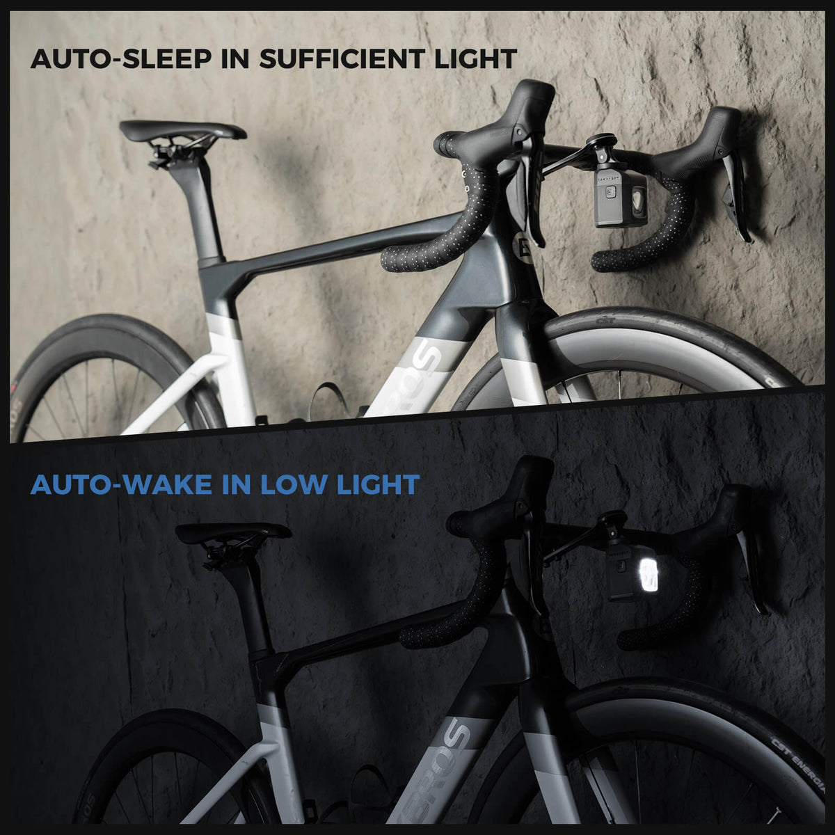 M8 Handlebar Mounted Smart Bike Front Light