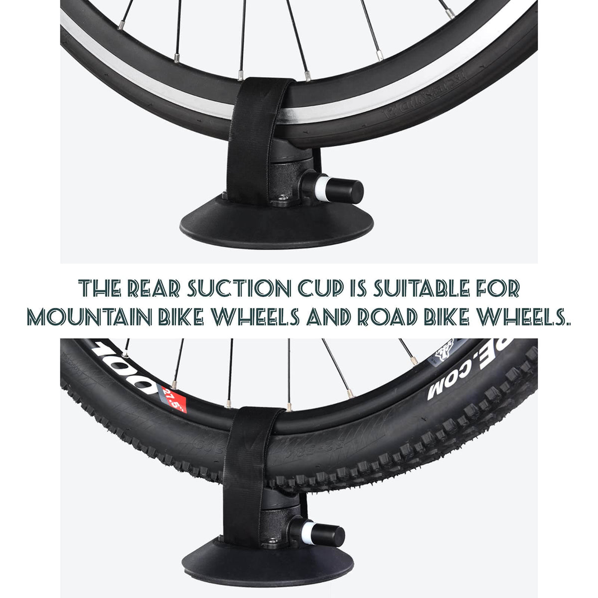 Suction Cup Bike Rack for Car Roof Quick Release Roof Mounted Carrier