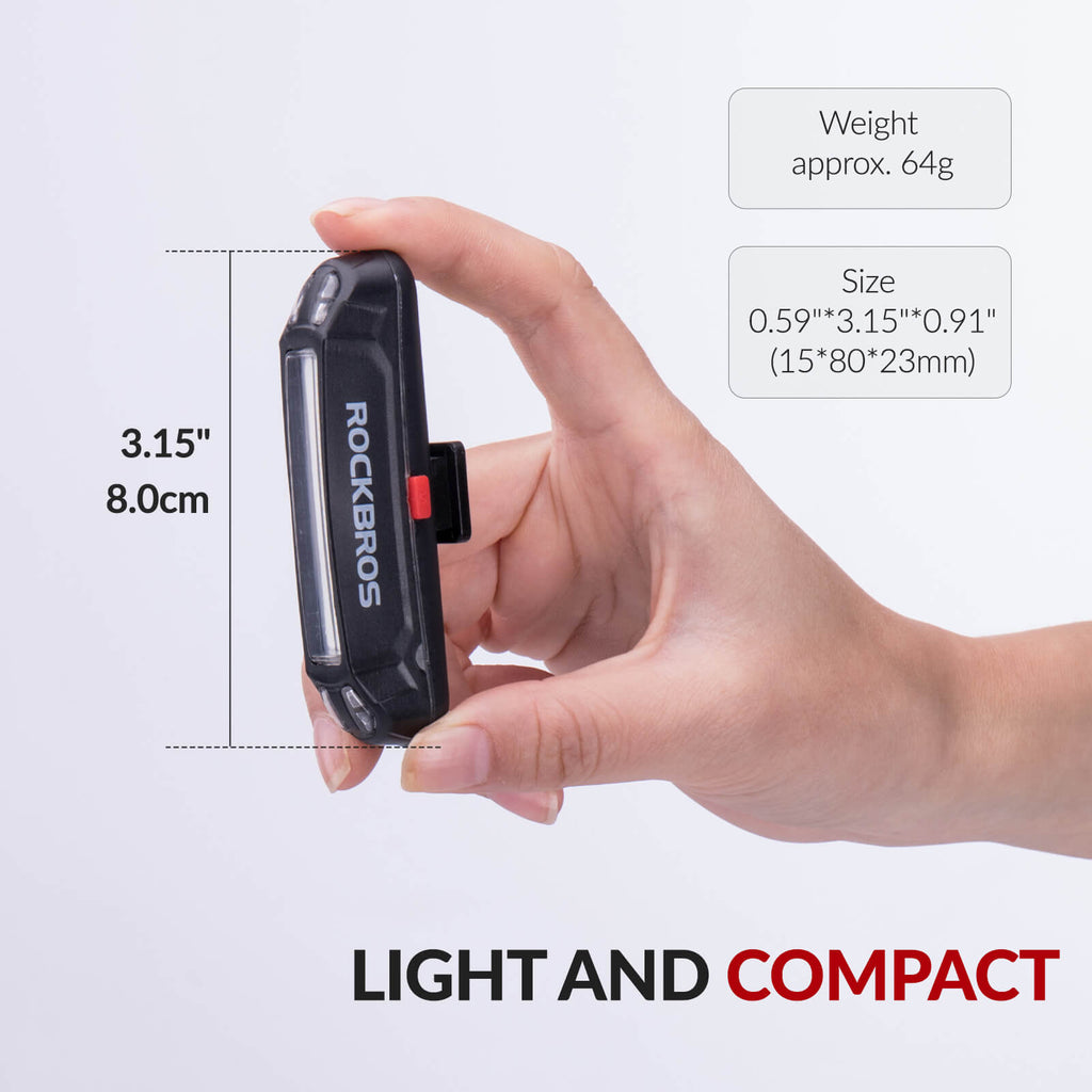Rear Bike Light USB Rechargeable