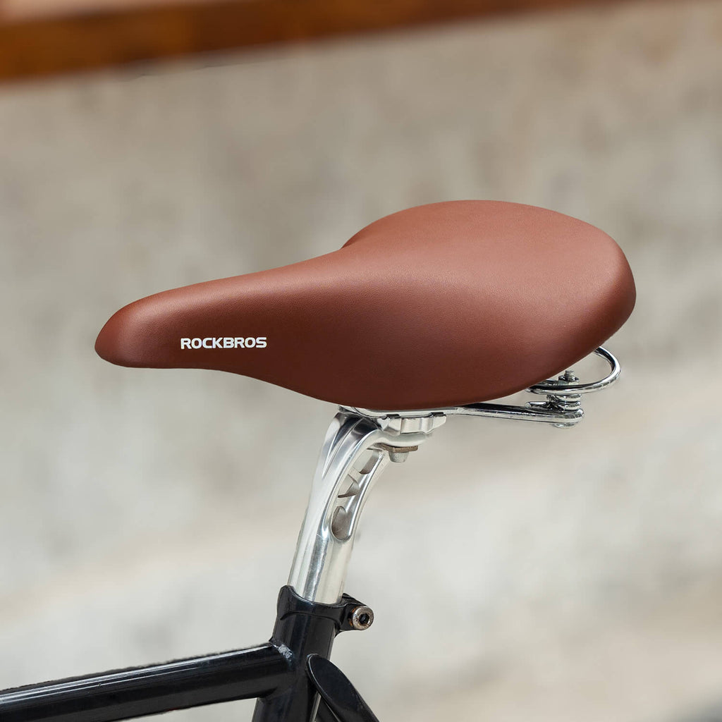 Retro Comfort Bike Saddle