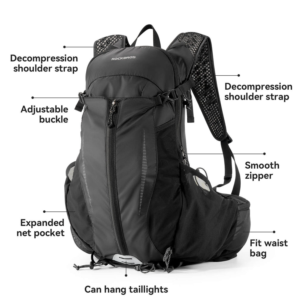 ROCKBROS Lightweight Hydration Backpack for Outdoor Sports