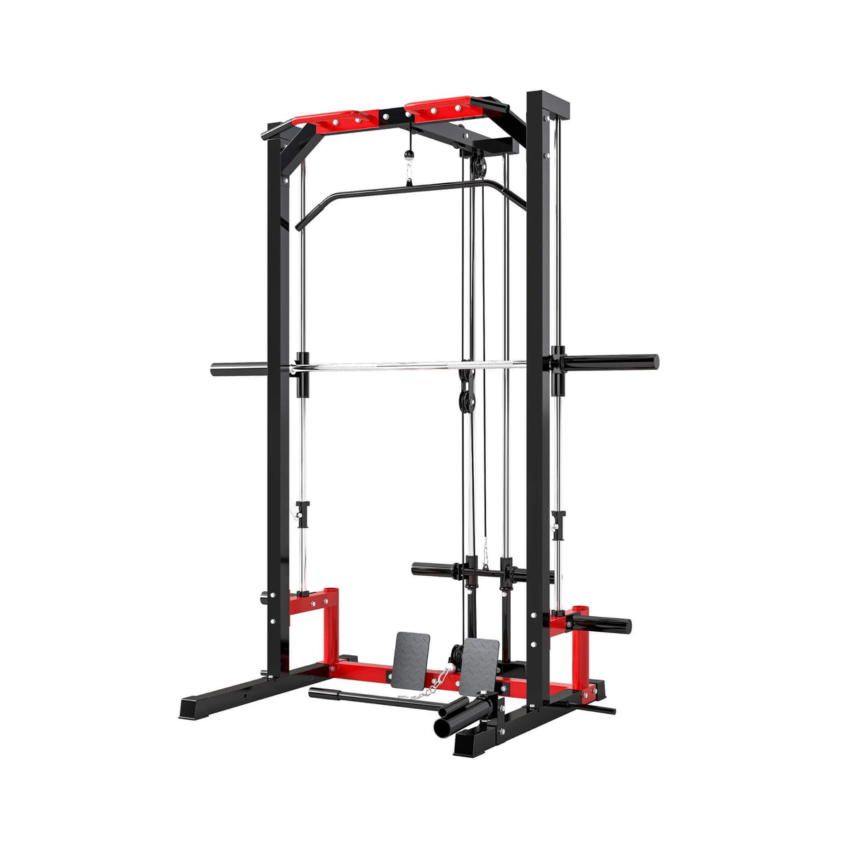 All-In-One Home Gym Squat Rack With Pull Up And Lat System (SAK95431)