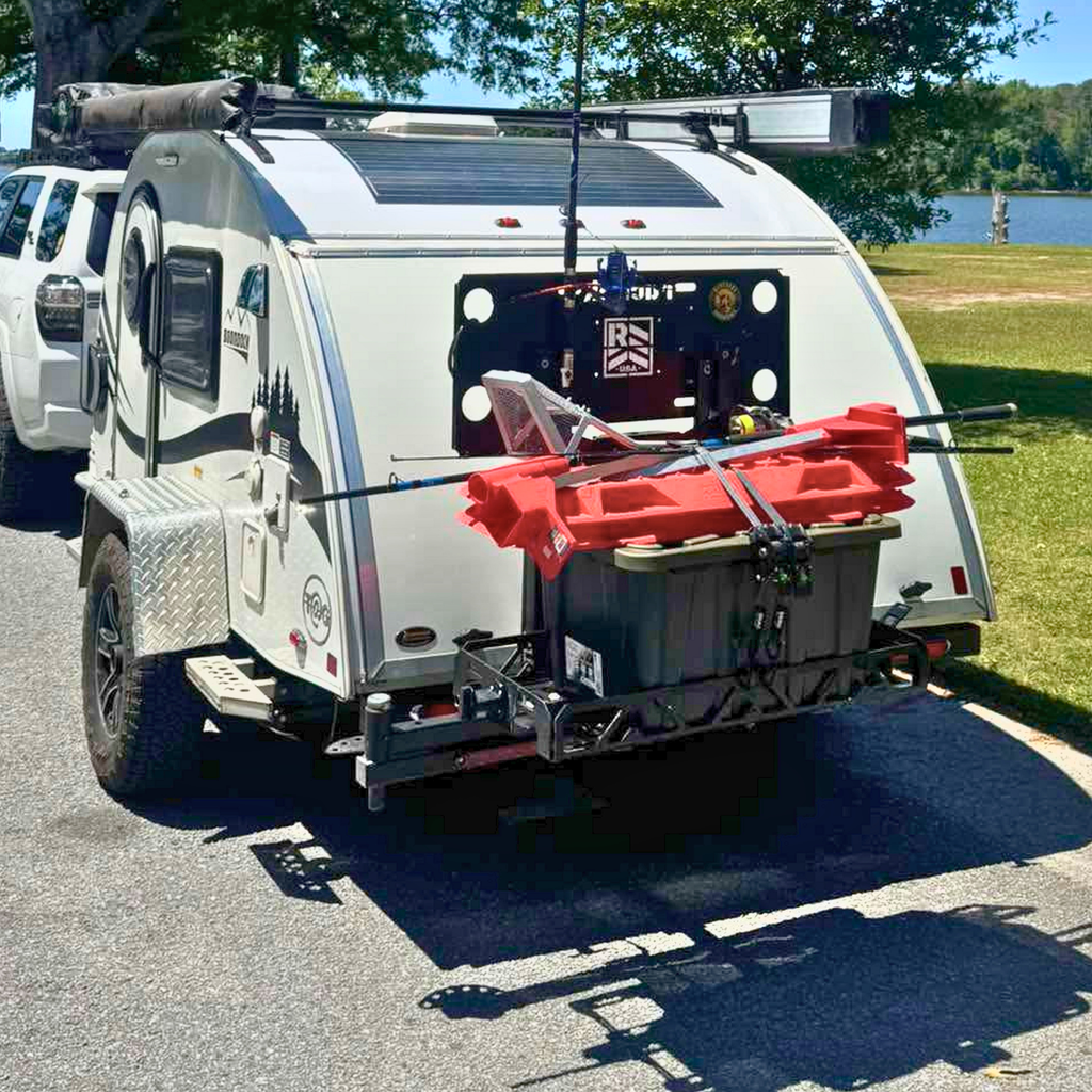 2" Hitch Swing-Away Cargo Carrier & Bike Rack | rucRak GUNNY