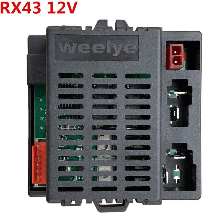 12V Kids Ride-On Car Remote Control and Receiver Replacement Kit for RX43 and RX23 Models
