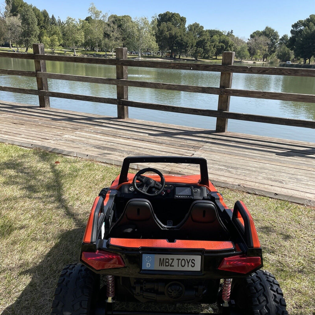 24V Clash Mega Buggy Kids Side-by-Side – 2-Seater with Touchscreen, Rubber Tires