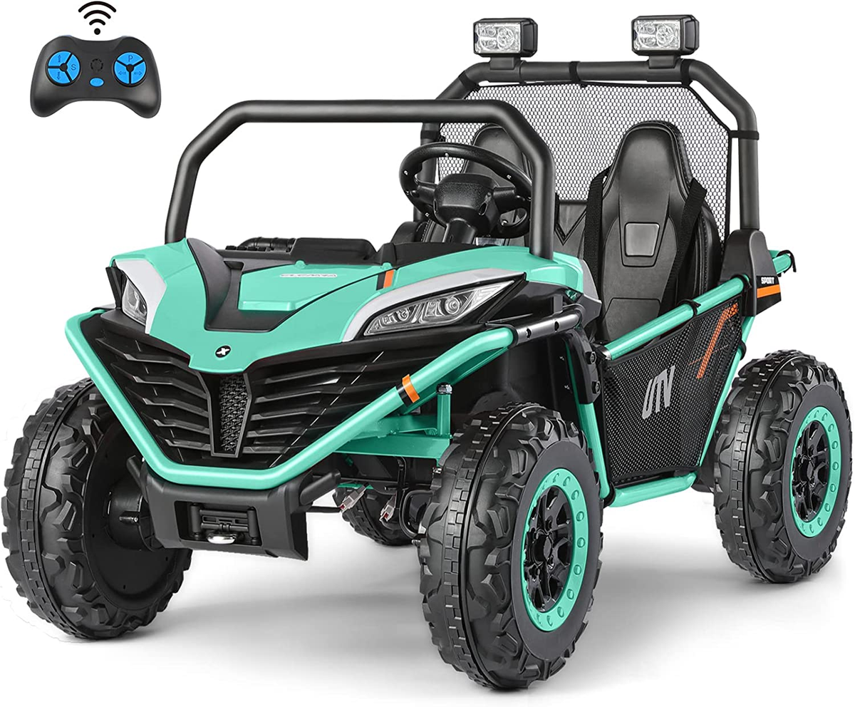 Kids Electric Side-by-Side UTV – 2-Seater 12V Ride-On, 4WD Off-Road