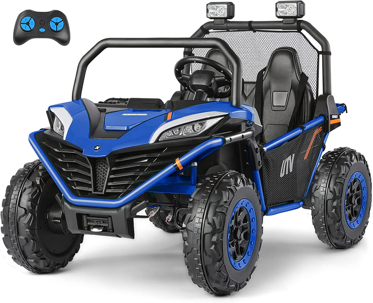 Kids Electric Side-by-Side UTV – 2-Seater 12V Ride-On, 4WD Off-Road