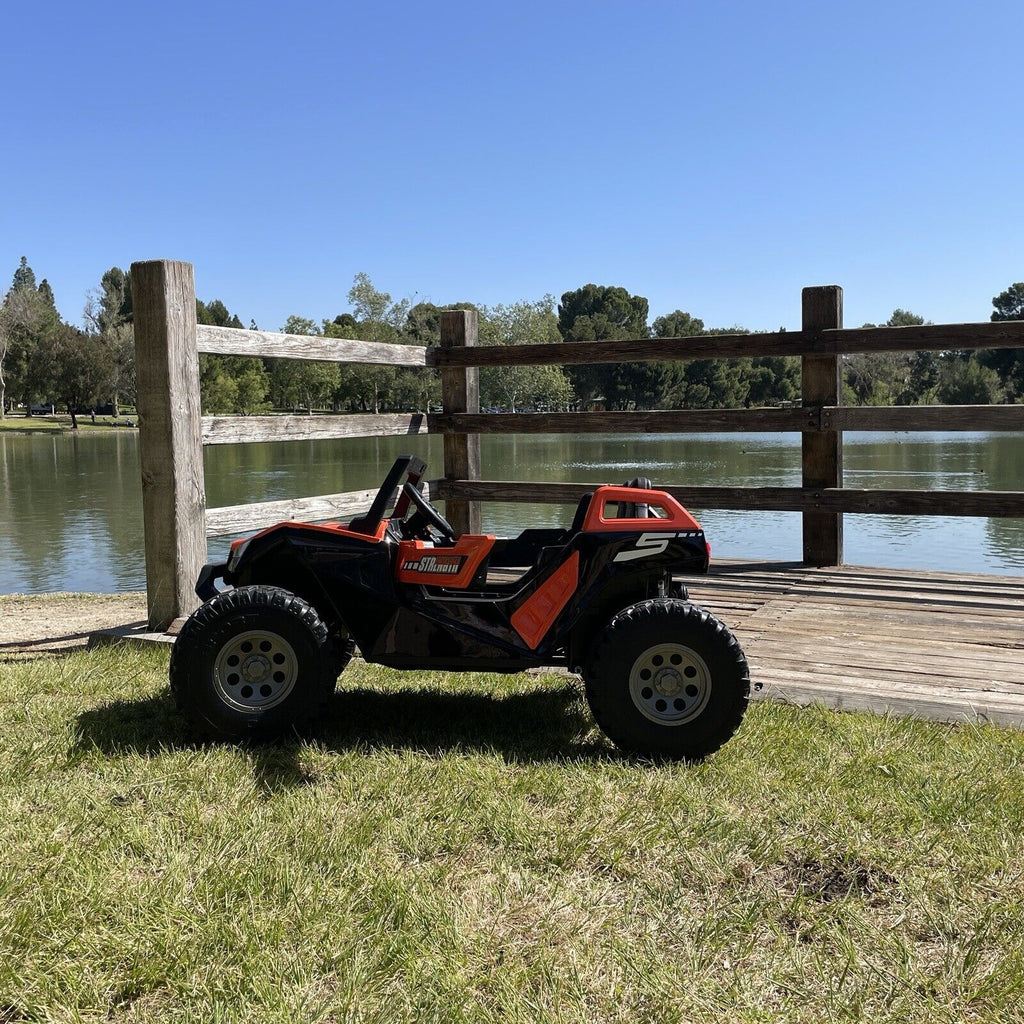 24V Clash Mega Buggy Kids Side-by-Side – 2-Seater with Touchscreen, Rubber Tires