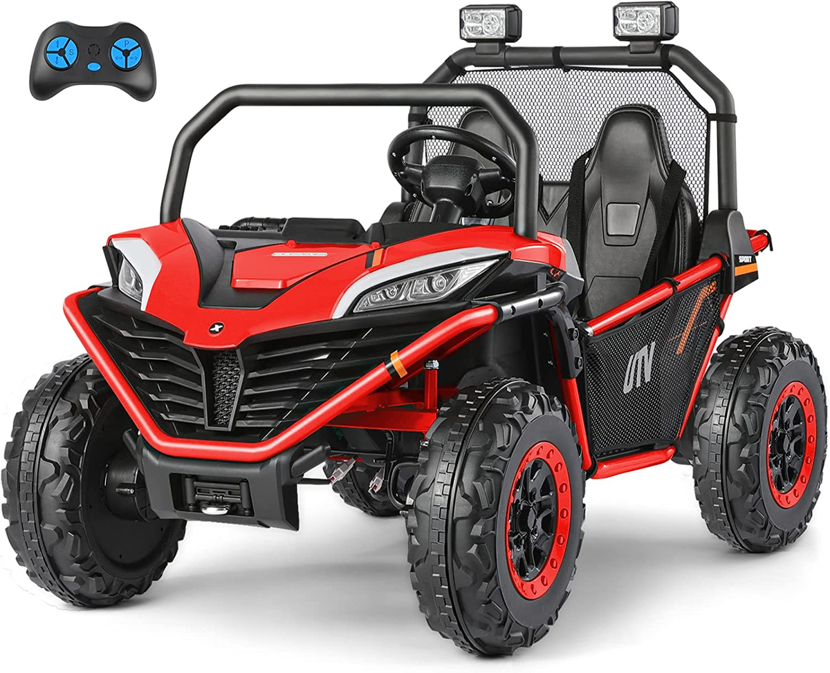 Kids Electric Side-by-Side UTV – 2-Seater 12V Ride-On, 4WD Off-Road