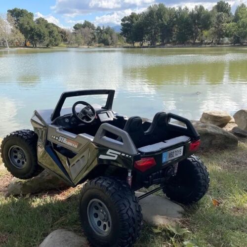 24V Clash Giant Buggy Kids Side-by-Side – Twin Seat, Rubber Tires, Off-Road