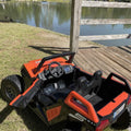 24V Clash Mega Buggy Kids Side-by-Side – 2-Seater with Touchscreen, Rubber Tires