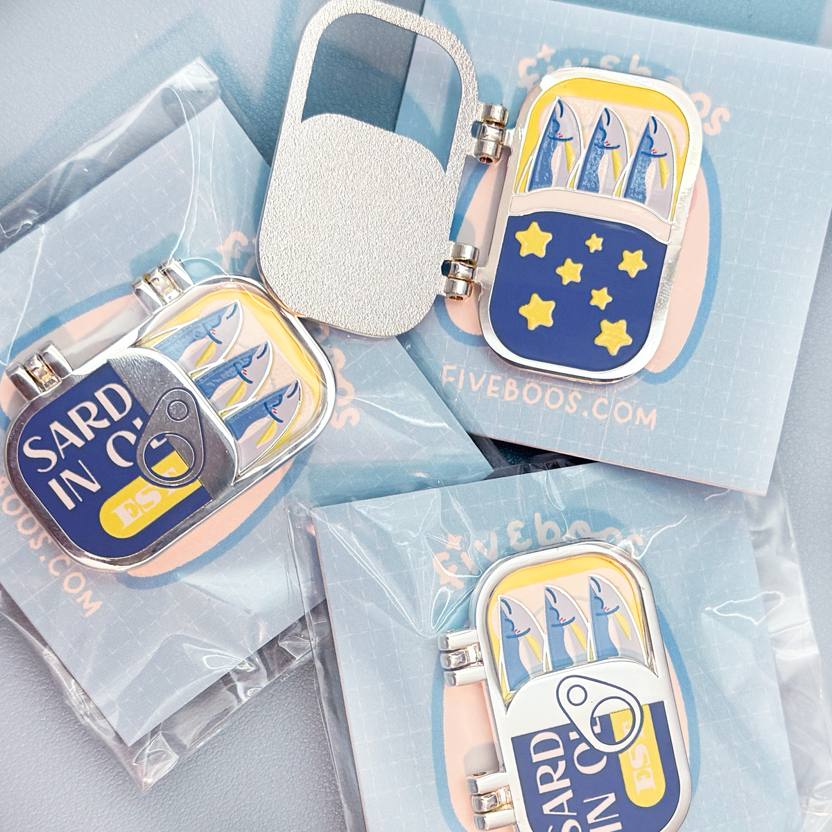 [PREORDER] Tinned Fish Hinged Pin