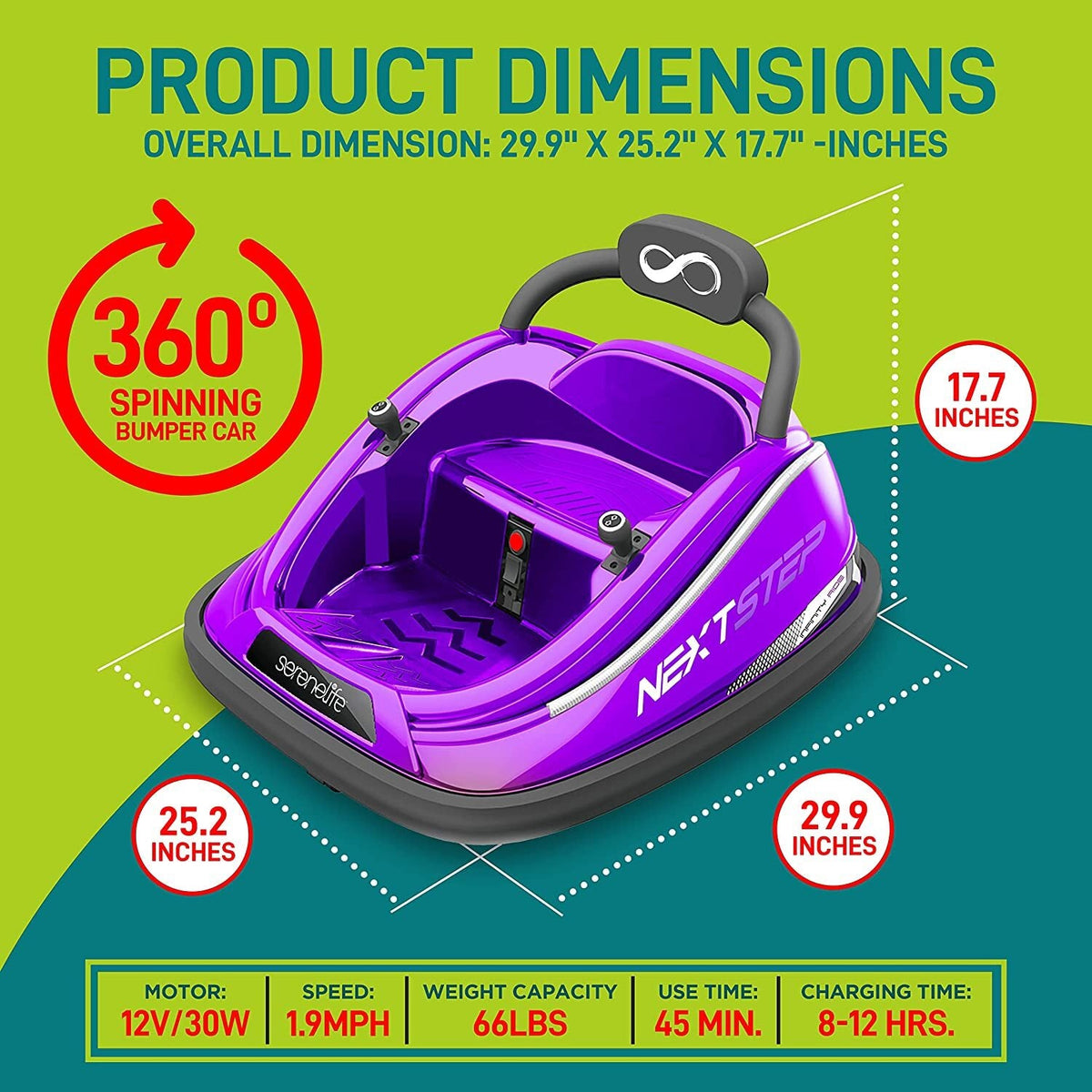 Children's Electric Bumper Car Ride-On Toy