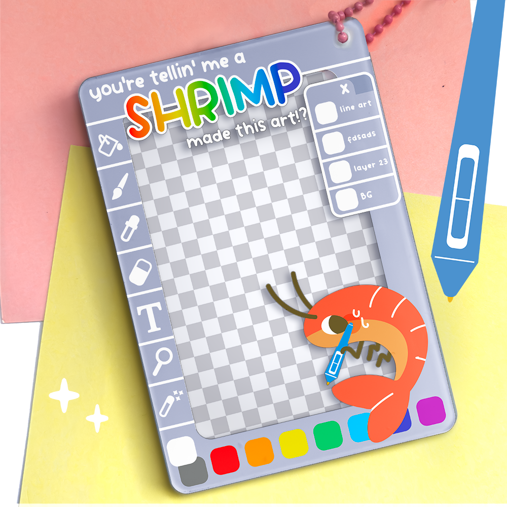 [PREORDER] A SHRIMP made this art? Photo charm