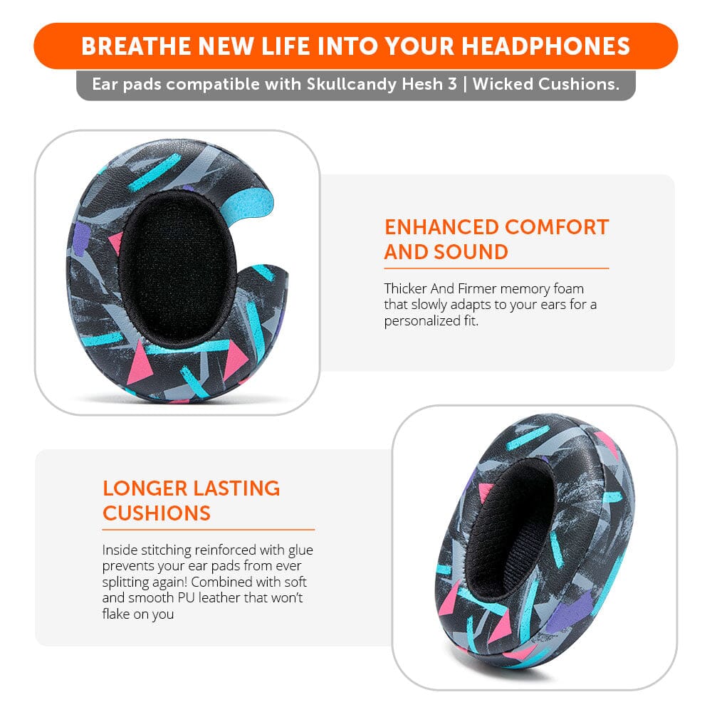 Skullcandy Hesh 3, Evo, and Crusher Replacement Earpads
