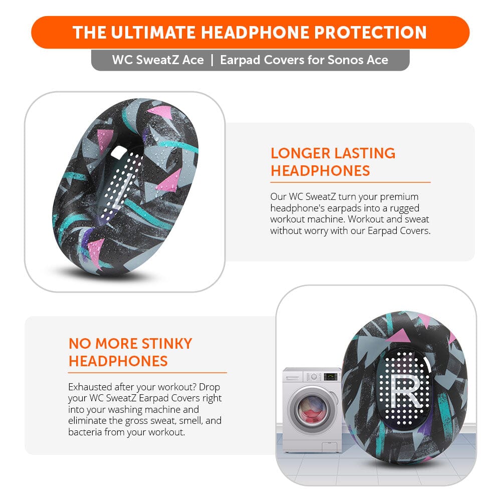 Sonos Ace Earpad Sweat Covers - WC SweatZ Ace