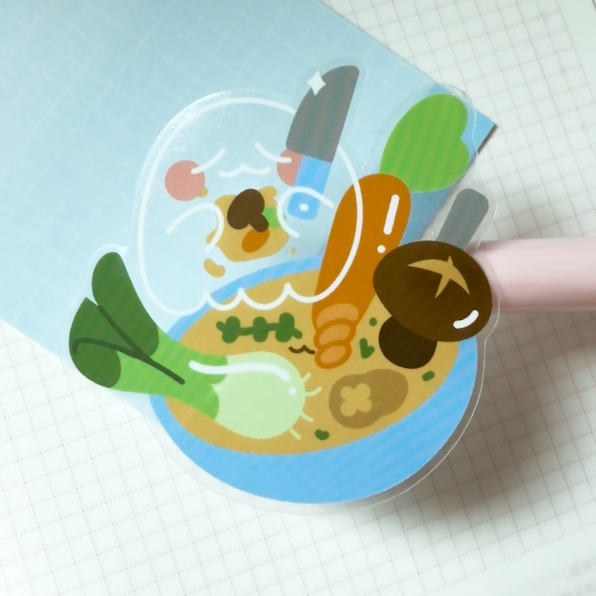 Soup Ghost Sticker