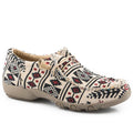 Roper Chillin Aztec (Tan) - Women's Chukka Moccasin