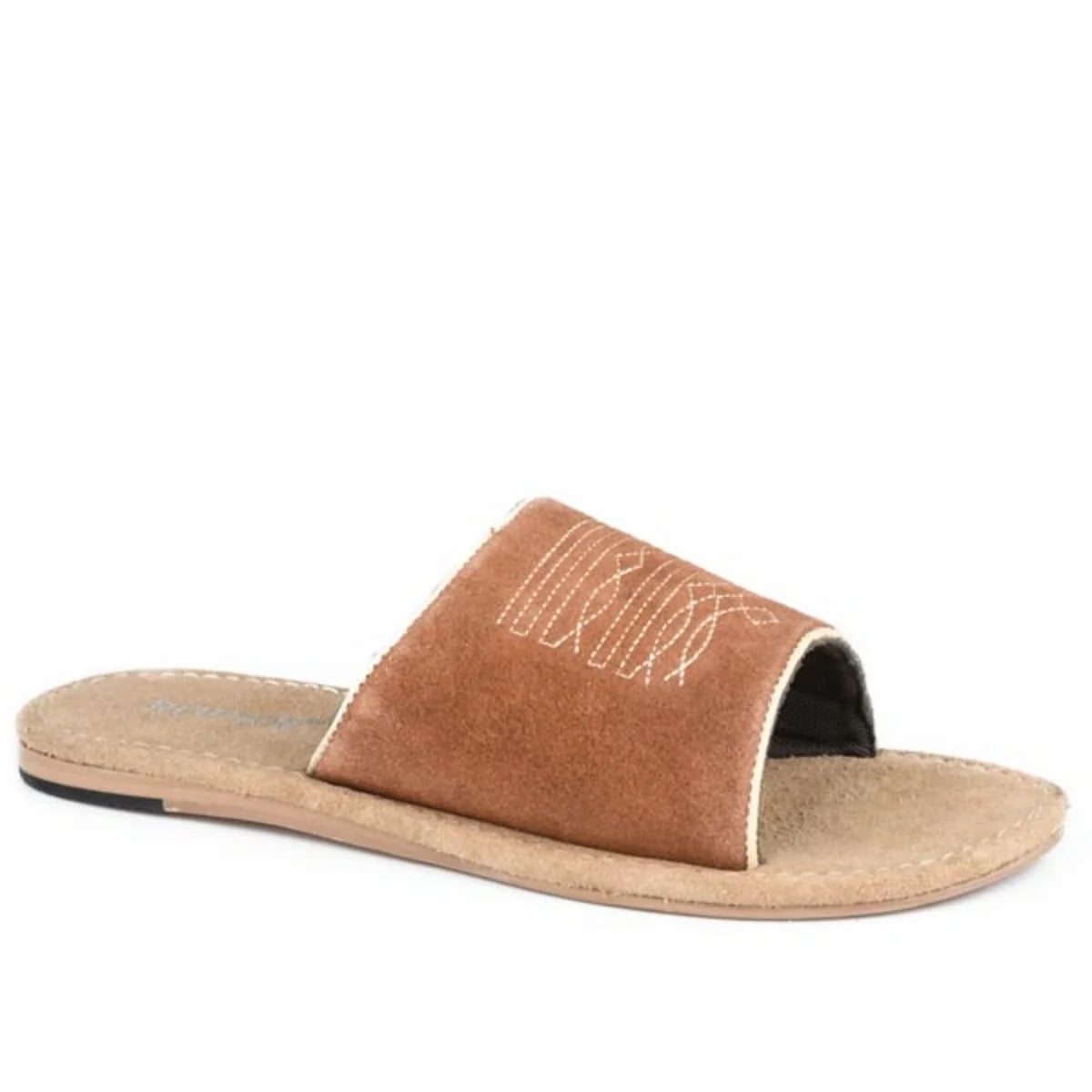 Roper Hampton (Tan) - Women's Suede Sandals